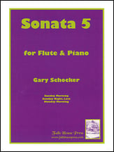 Sonata #5 for Flute and Piano cover